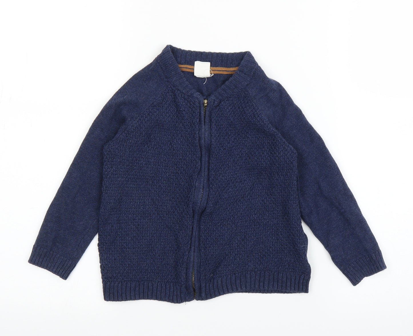 H&M Boys Blue   Cardigan Jumper Size 18-24 Months