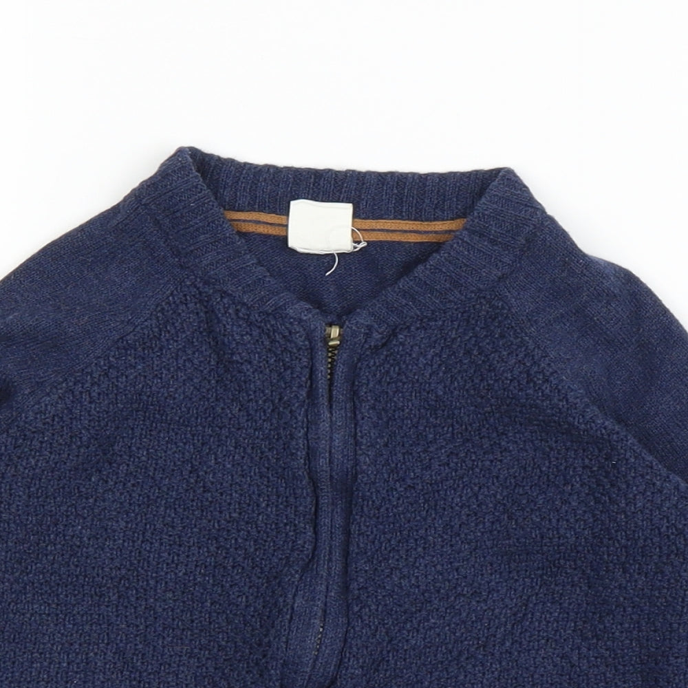 H&M Boys Blue   Cardigan Jumper Size 18-24 Months