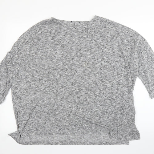 New Look Womens Grey   Basic Blouse Size L