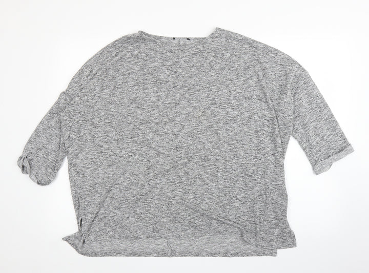 New Look Womens Grey   Basic Blouse Size L