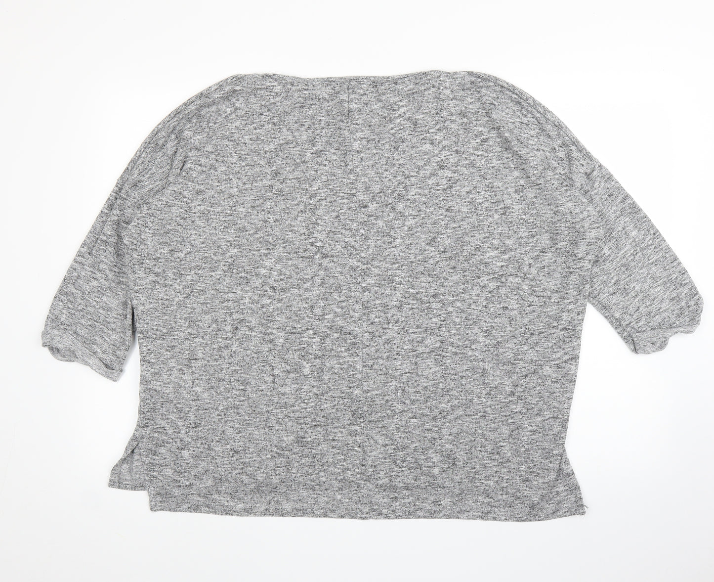 New Look Womens Grey   Basic Blouse Size L