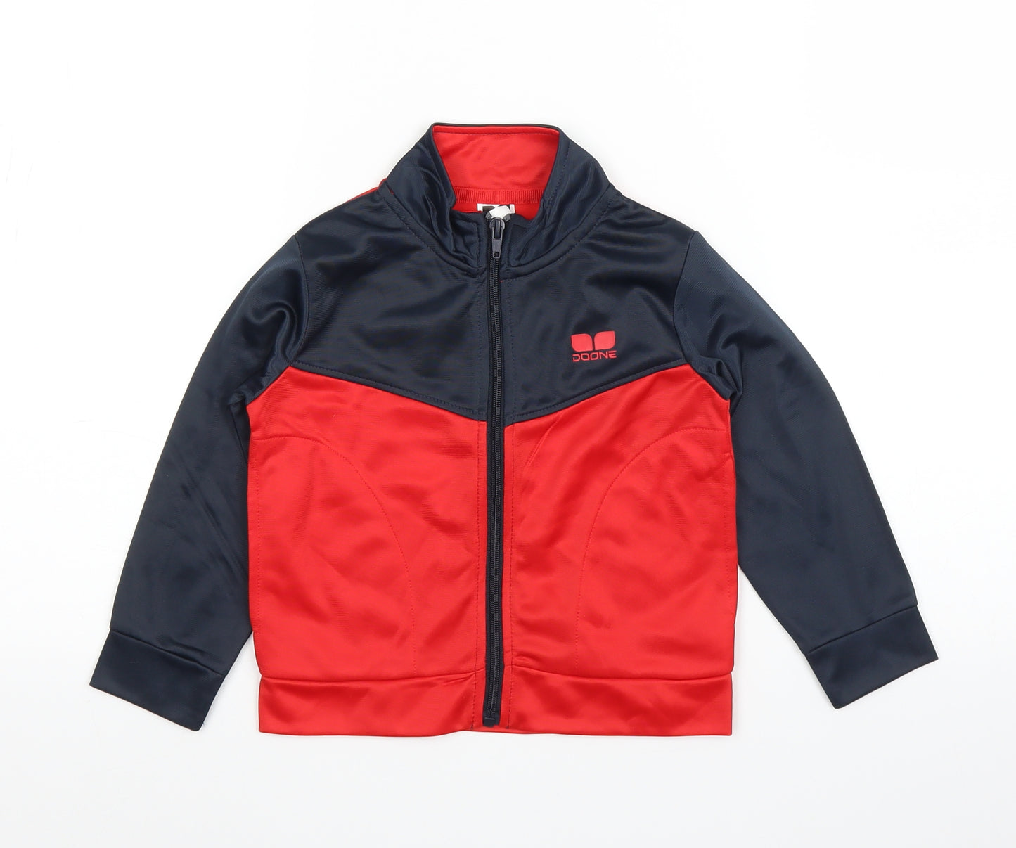 Doone Boys Red   Full Zip Jumper Size 2-3 Years