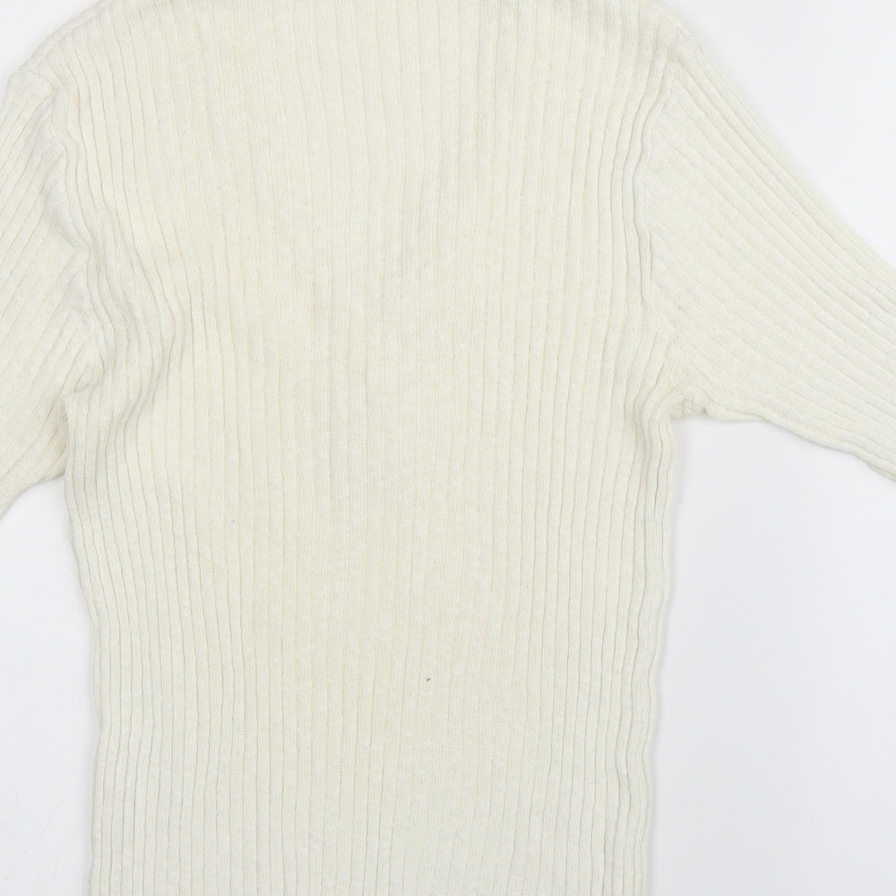 Wolsey Womens White   Pullover Jumper Size S