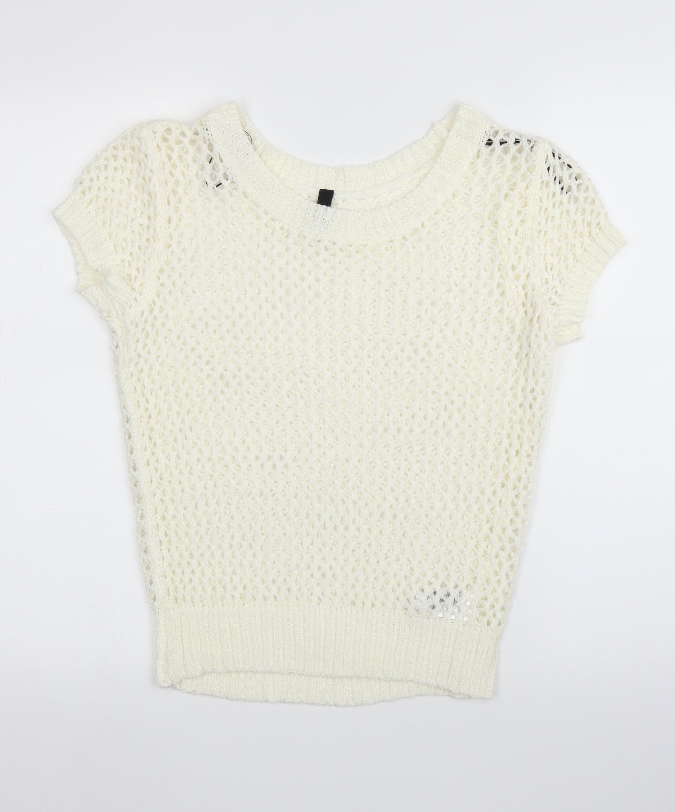 H&M Womens Ivory   Pullover Jumper Size 10