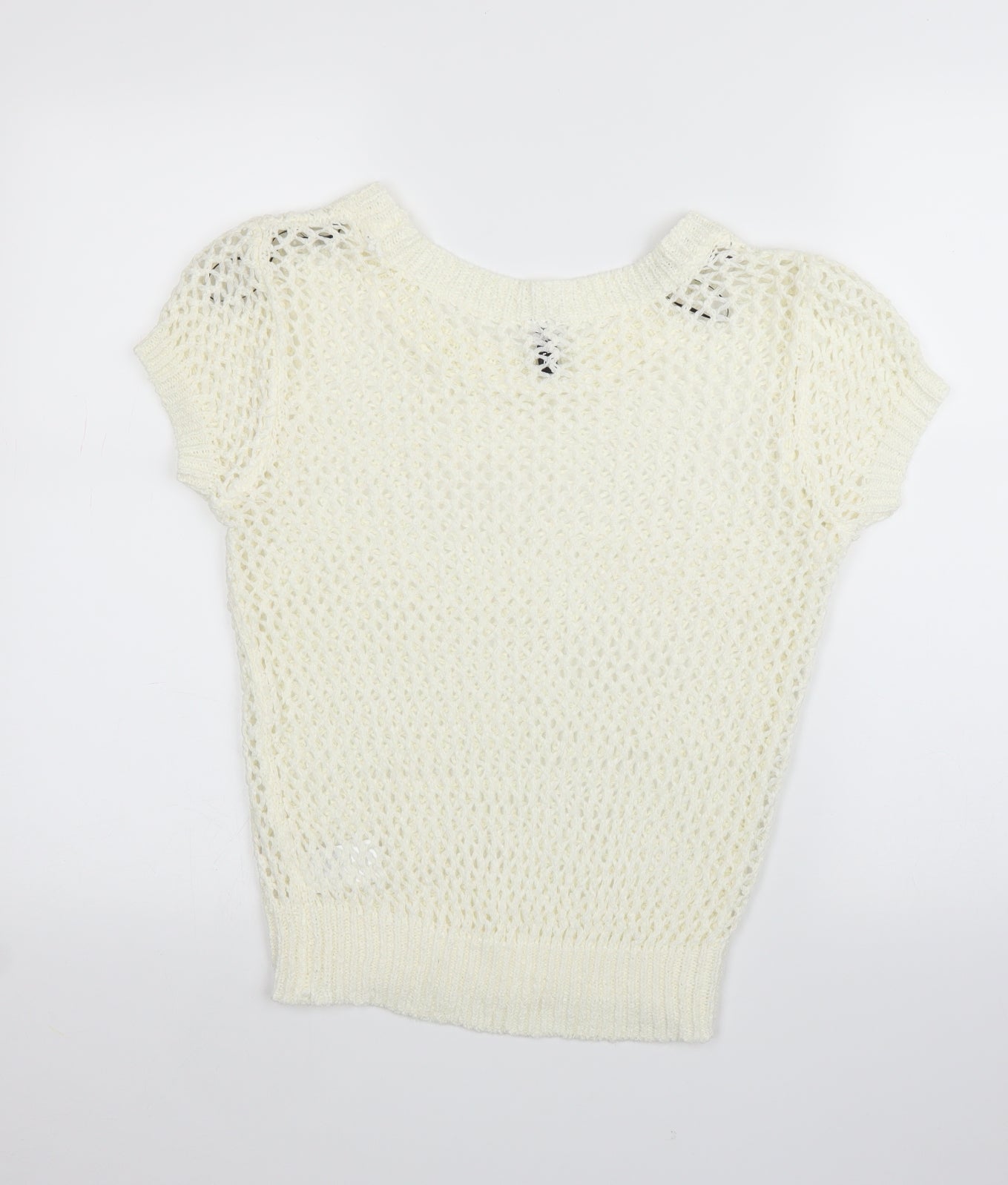 H&M Womens Ivory   Pullover Jumper Size 10