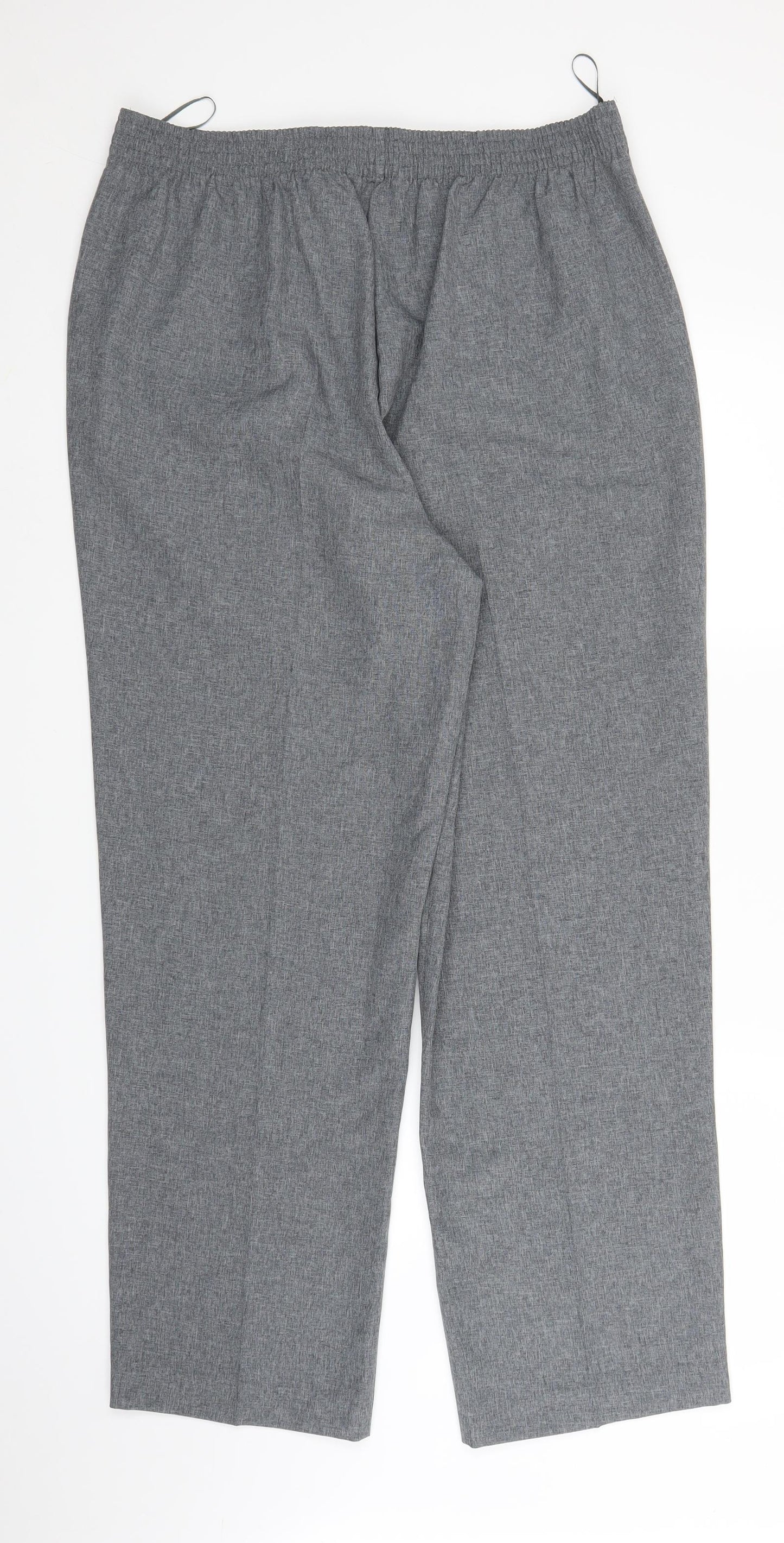 Bonmarché Womens Grey   Trousers  Size 16 L27 in