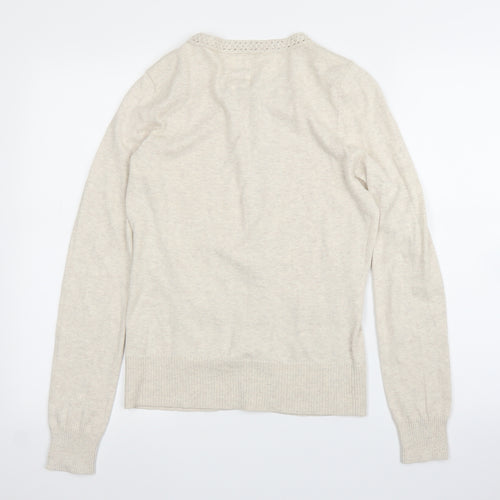 Debenhams Womens Beige   Cardigan Jumper Size 12