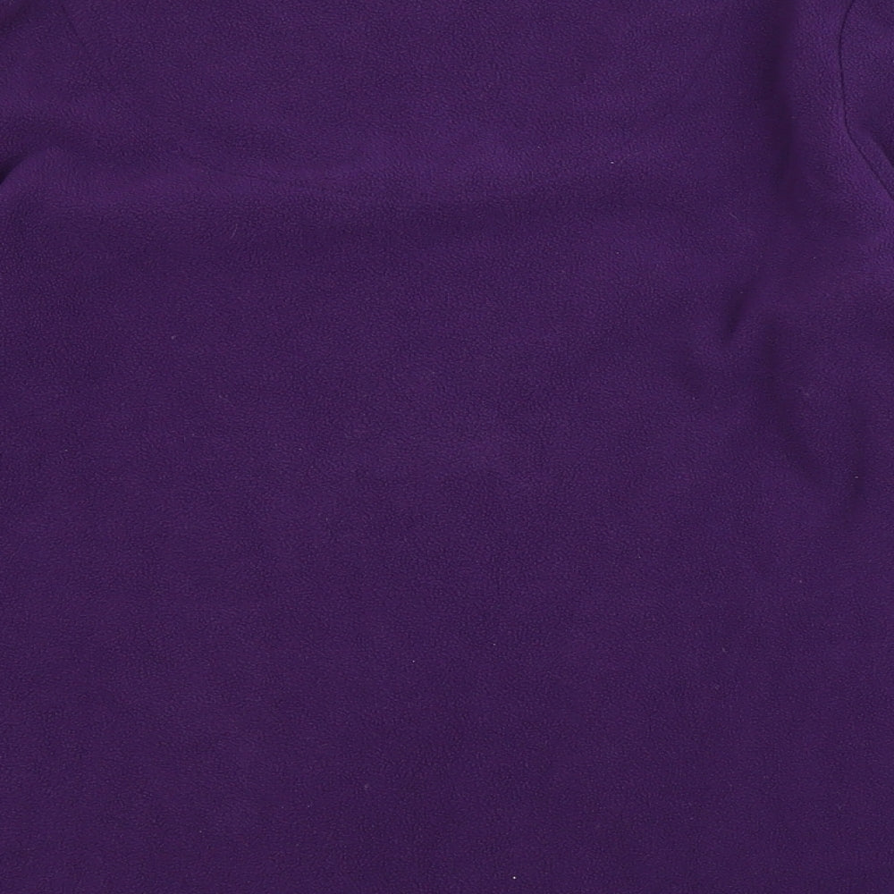 M&S Womens Purple  Fleece Pullover Jumper Size 16