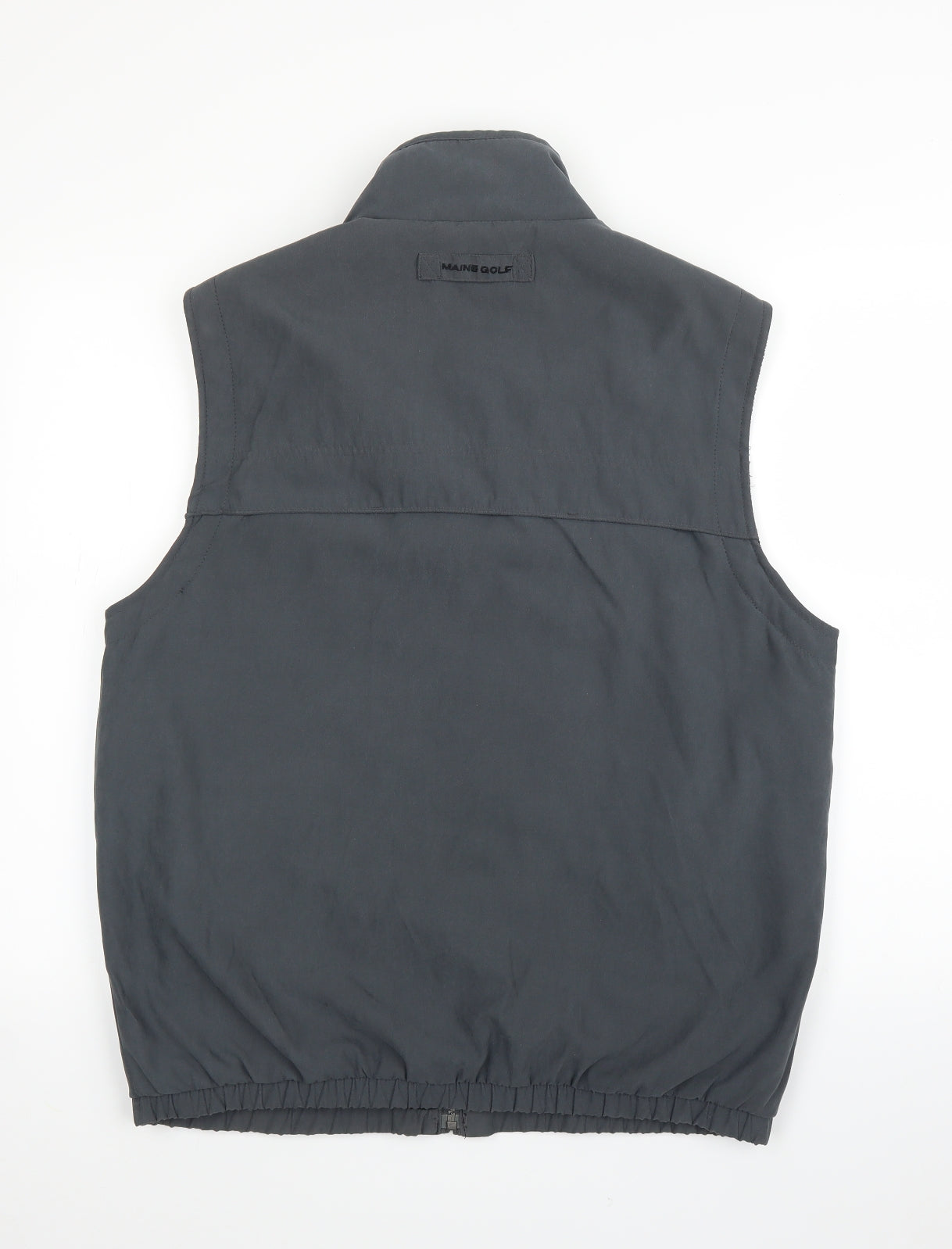 Maine Golf Mens Grey   Gilet Jacket Size L