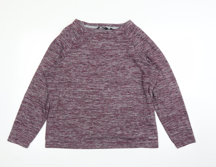 Roman Mens Purple Pullover Jumper Size L