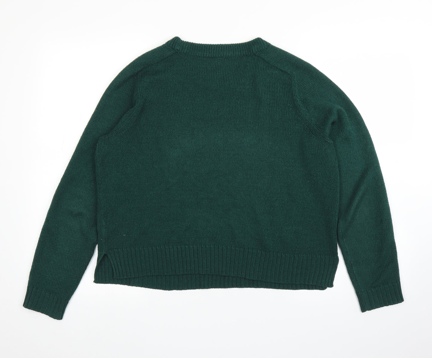 H&M Womens Green   Pullover Jumper Size L