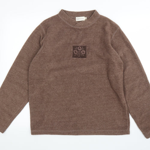Bonmarché Womens Brown  Rayon Pullover Jumper Size S