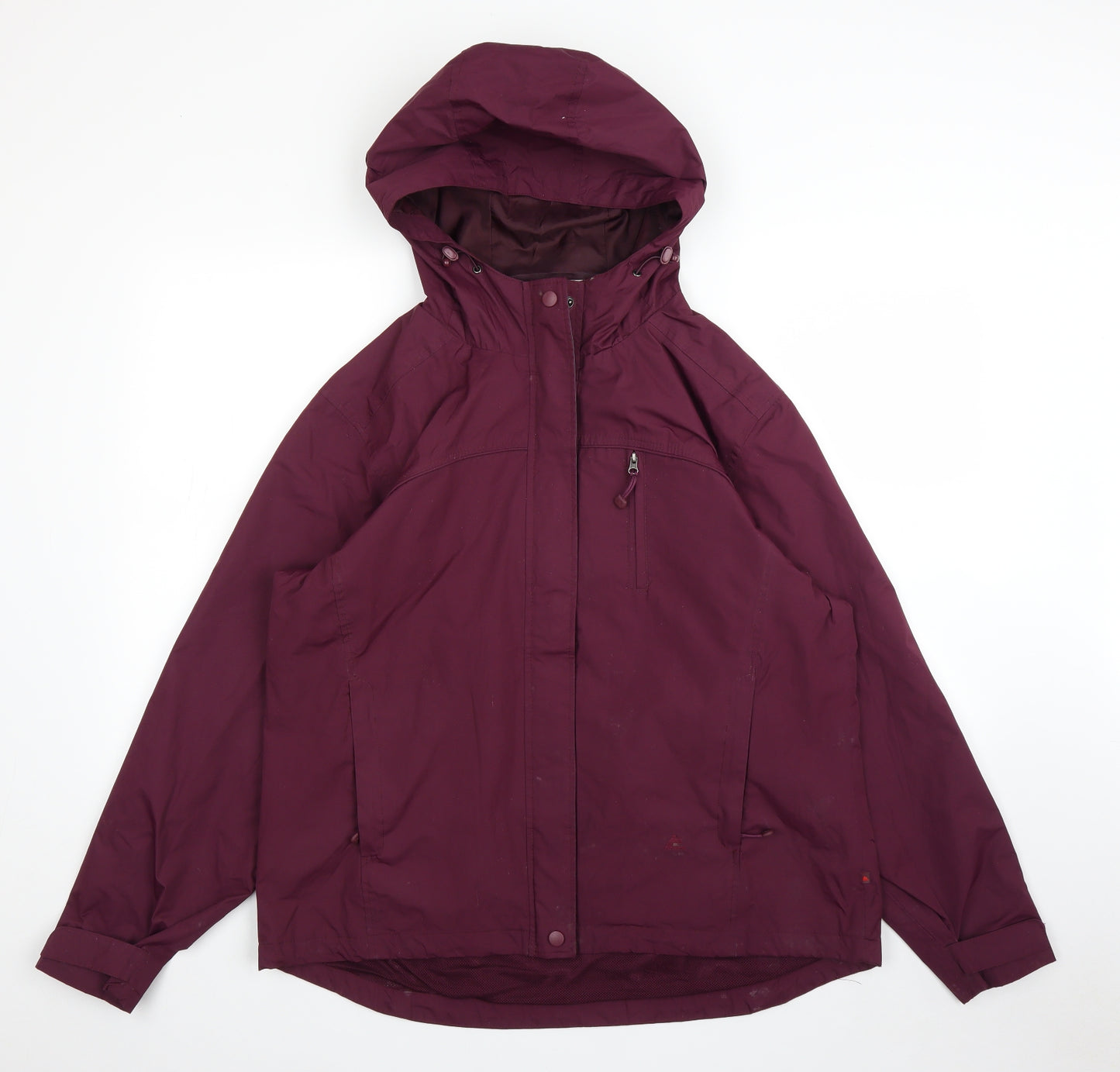 EWM Womens Purple   Rain Coat Coat Size L