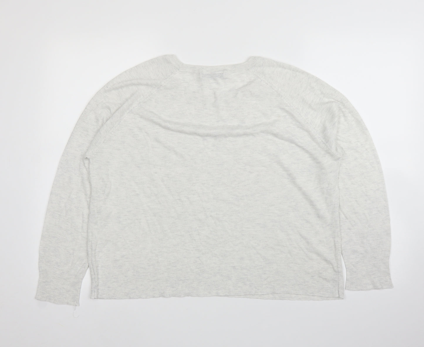 Zara Womens Grey   Pullover Jumper Size L