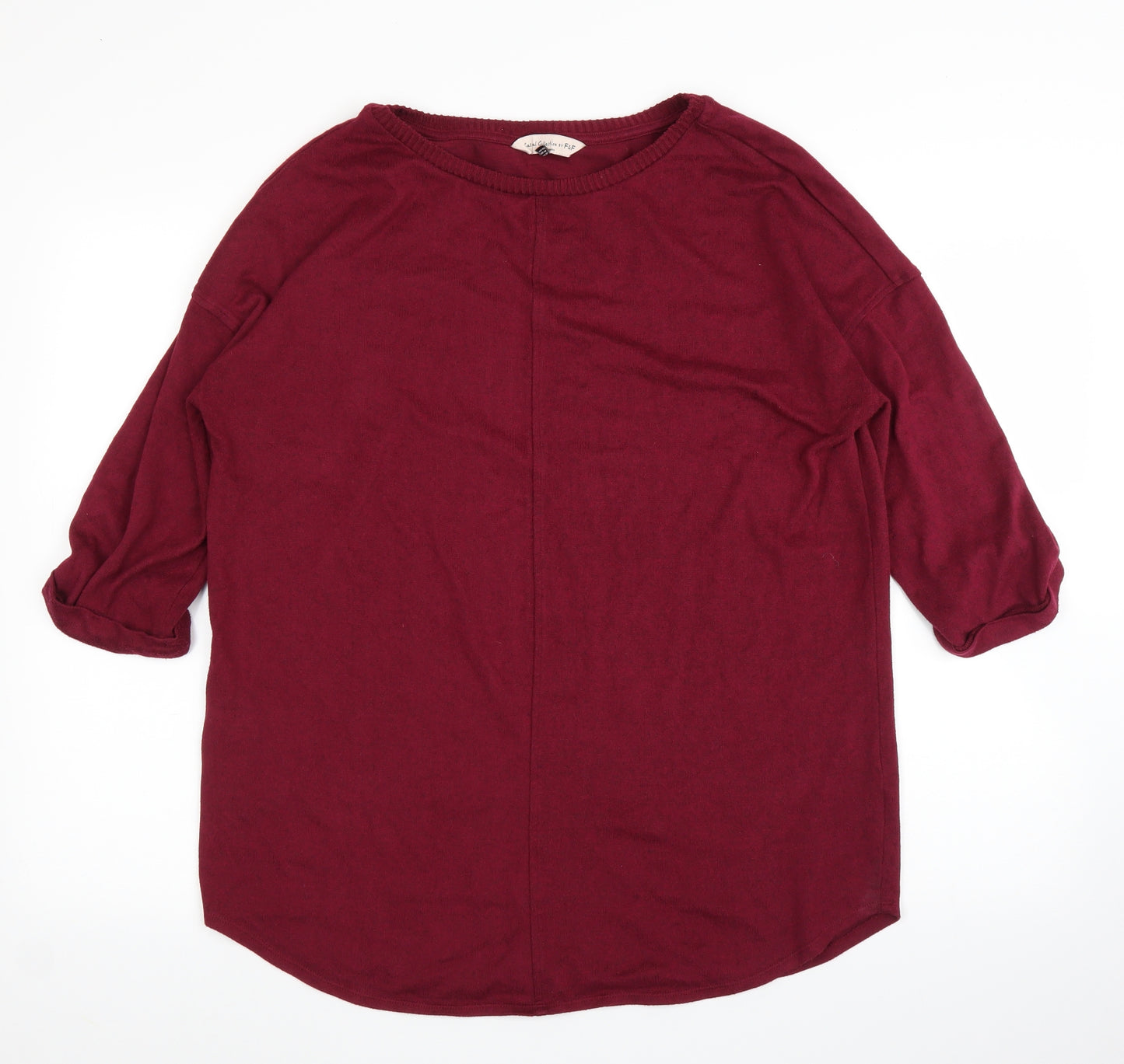 F&F Womens Purple   Basic Blouse Size 14
