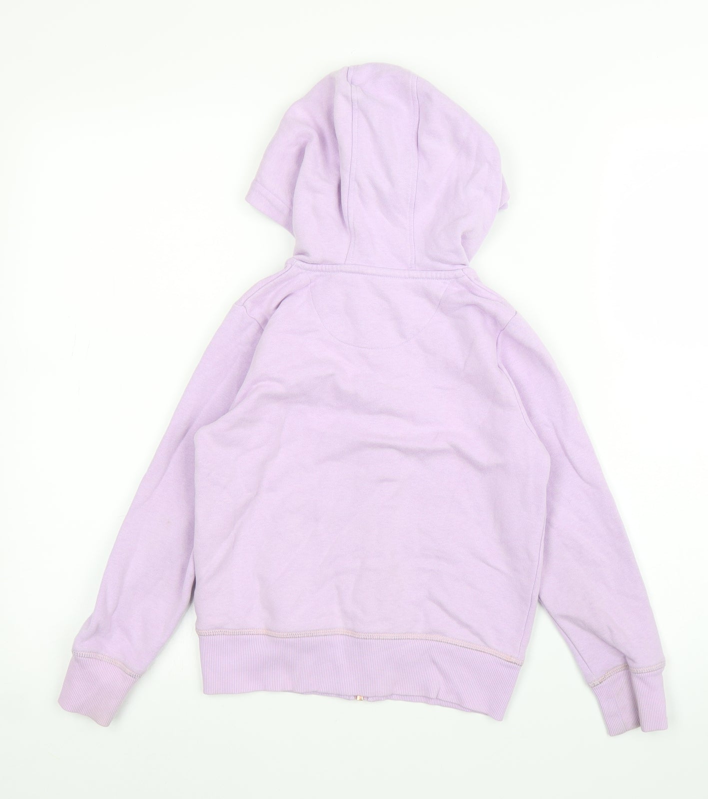 M&S Girls Purple   Full Zip Hoodie Size 7-8 Years