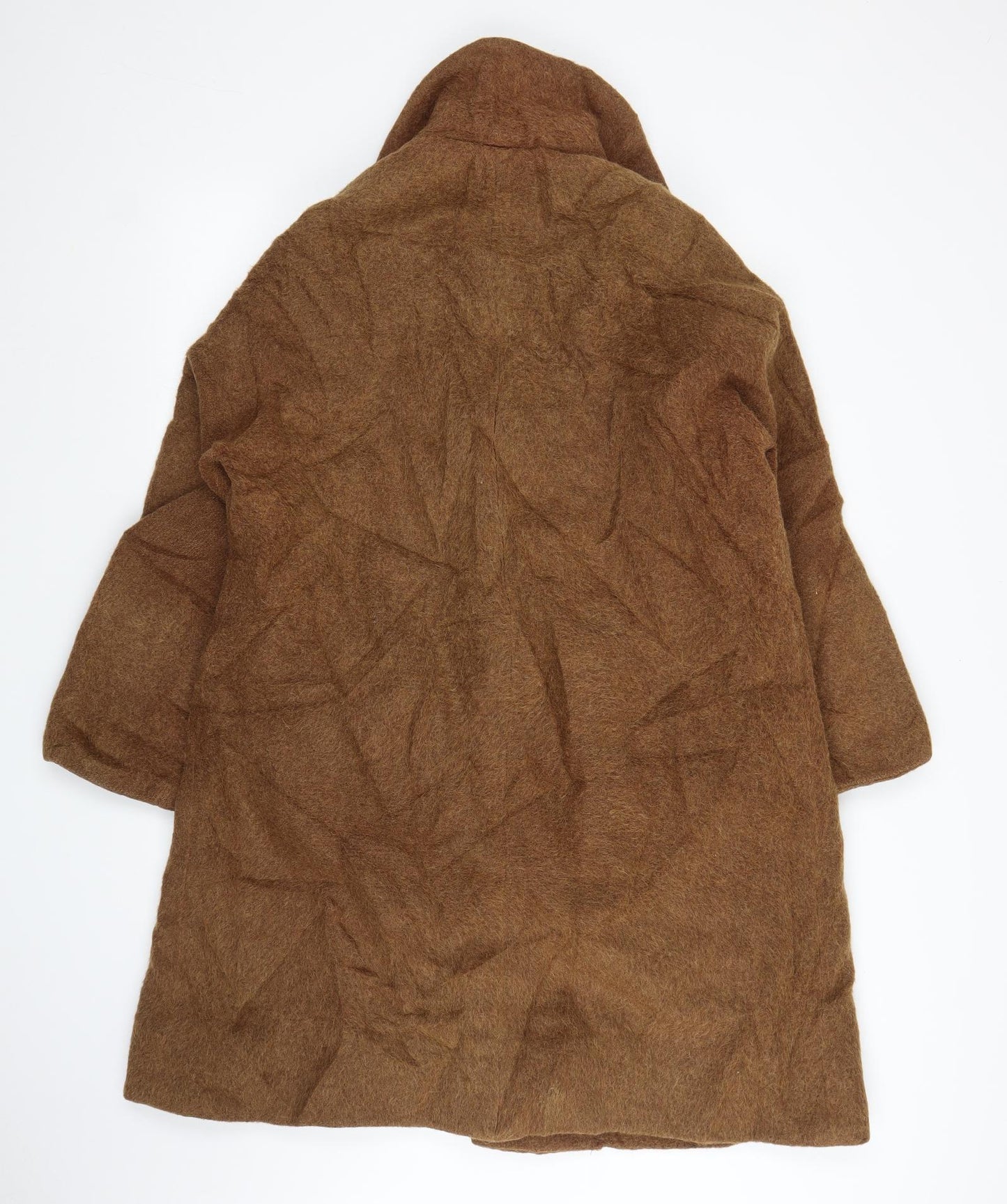 Preworn Womens Brown   Overcoat Coat Size L