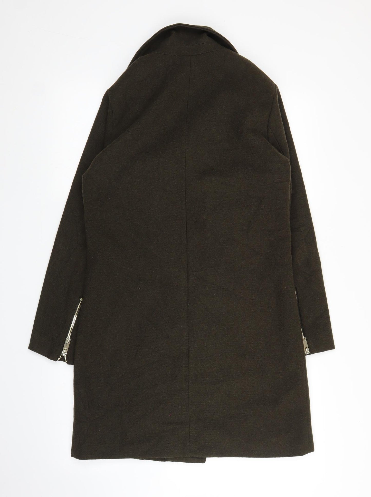 New Look Womens Green   Biker Coat Size 6