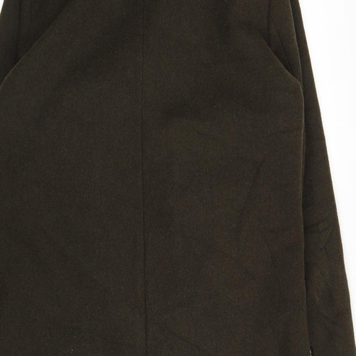 New Look Womens Green   Biker Coat Size 6