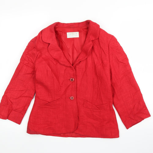 Precis Womens Red   Cardigan Jumper Size 8