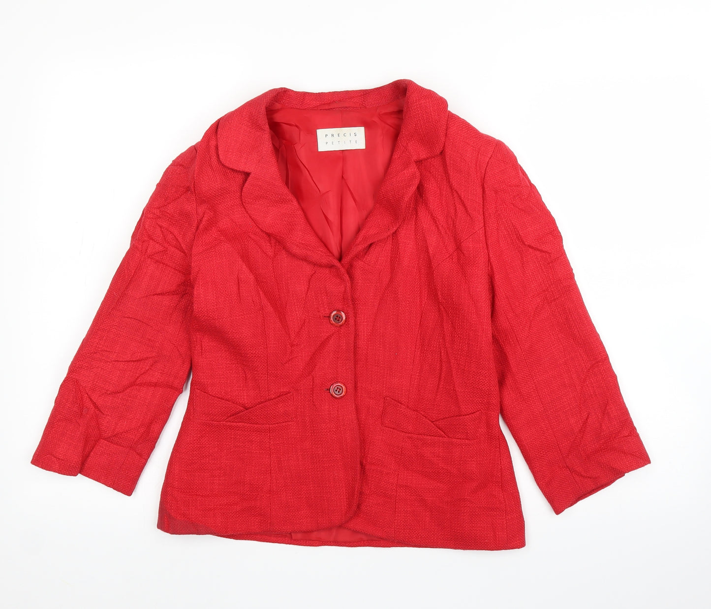 Precis Womens Red   Cardigan Jumper Size 8