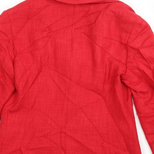 Precis Womens Red   Cardigan Jumper Size 8