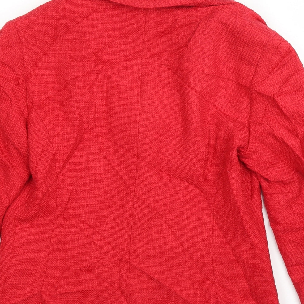 Precis Womens Red   Cardigan Jumper Size 8