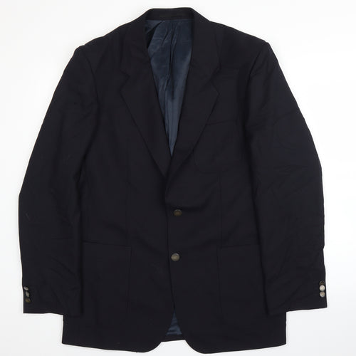 Varteks Mens Blue   Jacket Suit Jacket Size 40