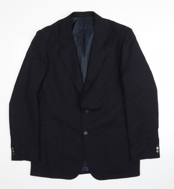 Varteks Mens Blue   Jacket Suit Jacket Size 40