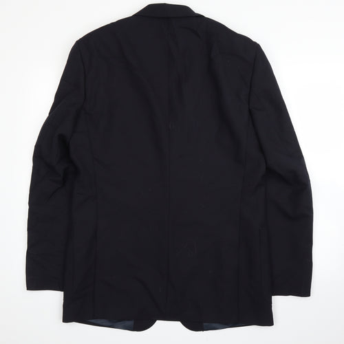 Varteks Mens Blue   Jacket Suit Jacket Size 40