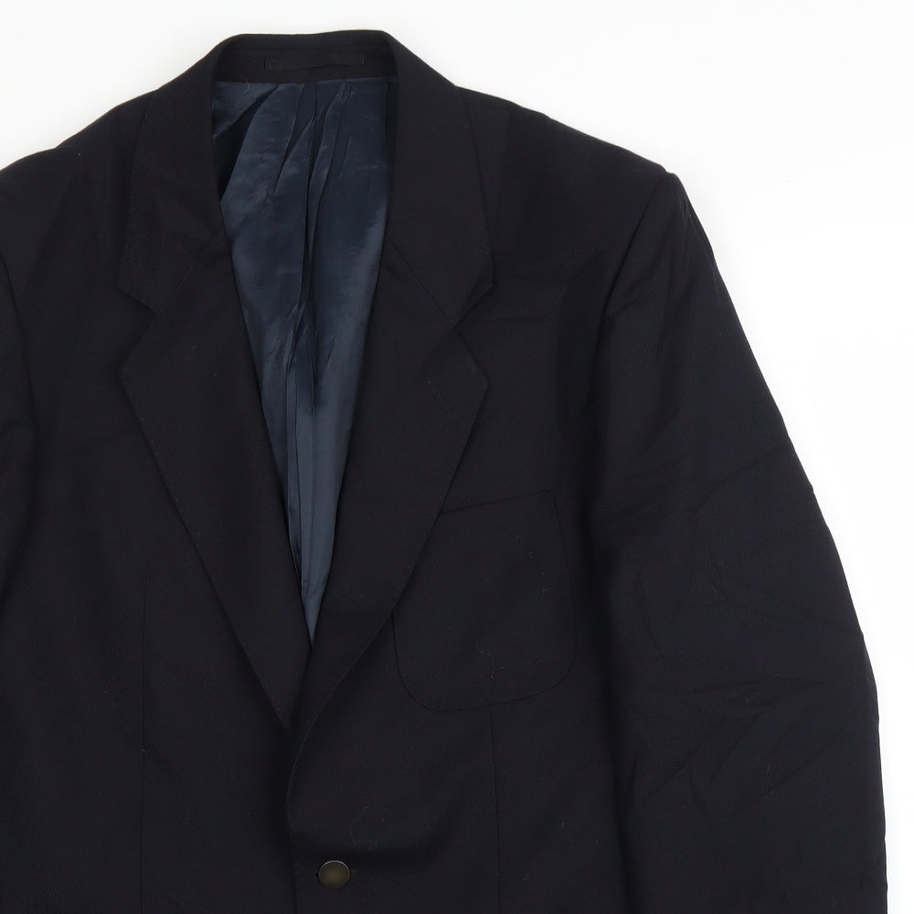 Varteks Mens Blue   Jacket Suit Jacket Size 40