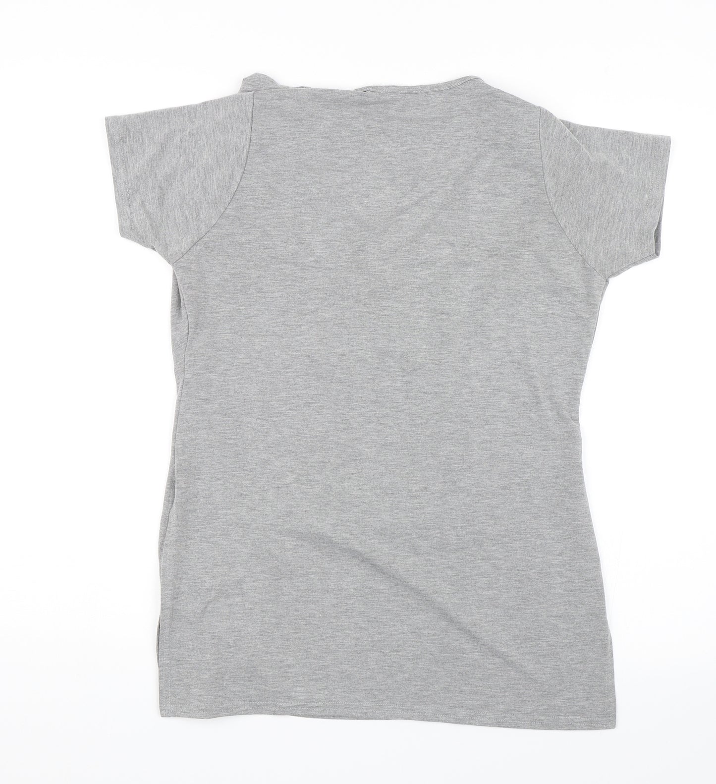 Boohoo Womens Grey   Basic T-Shirt Size 16