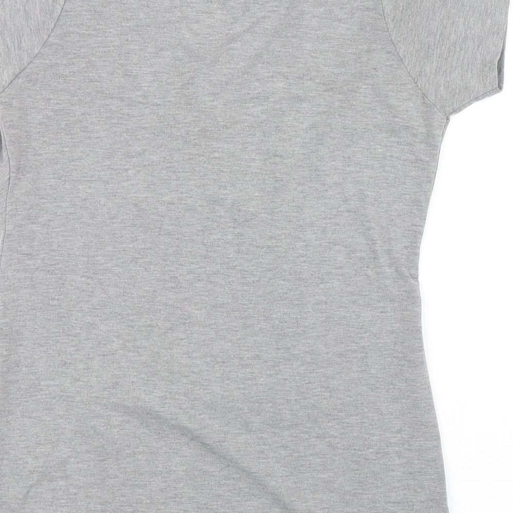 Boohoo Womens Grey   Basic T-Shirt Size 16
