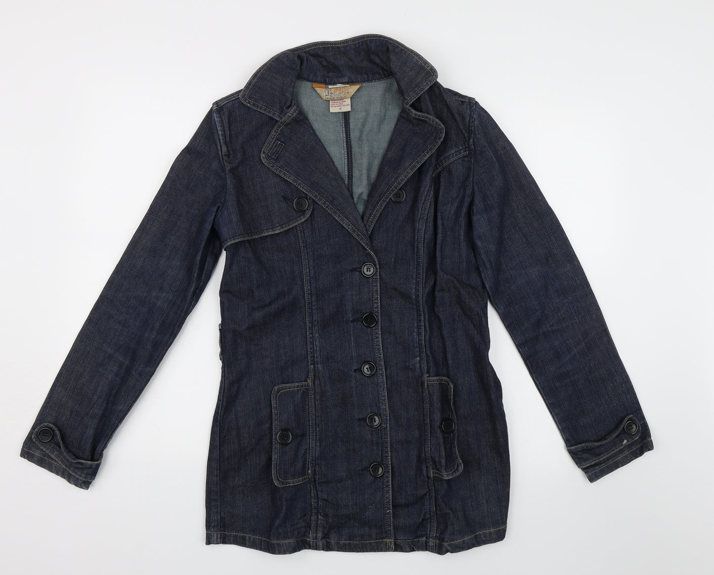 Jou Jou Womens Blue   Jacket  Size S