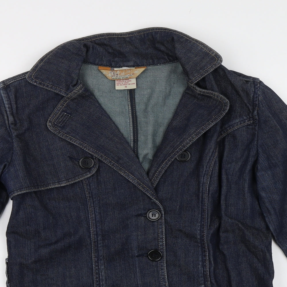 Jou Jou Womens Blue   Jacket  Size S