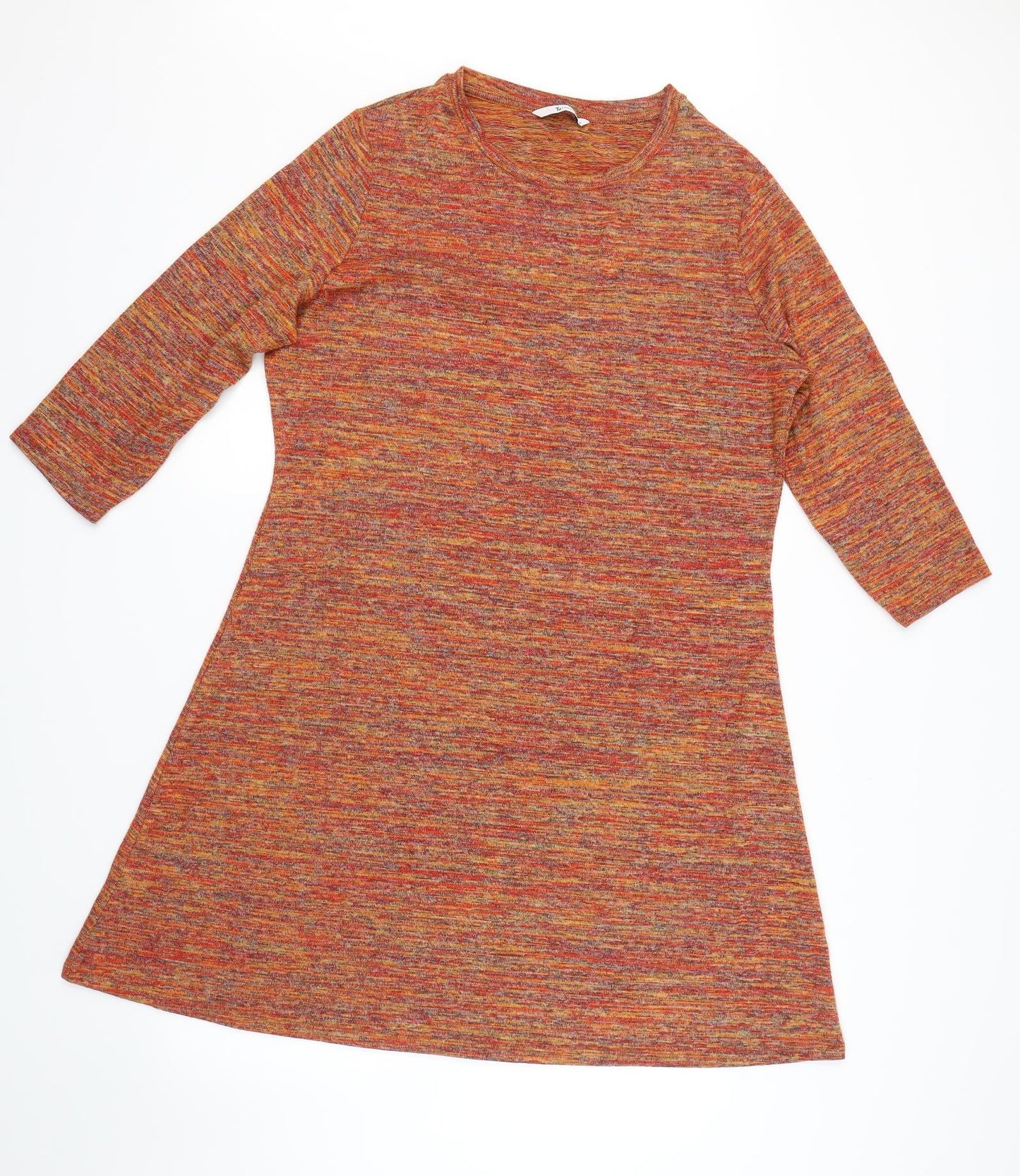 TU Womens Orange   Jumper Dress  Size 18