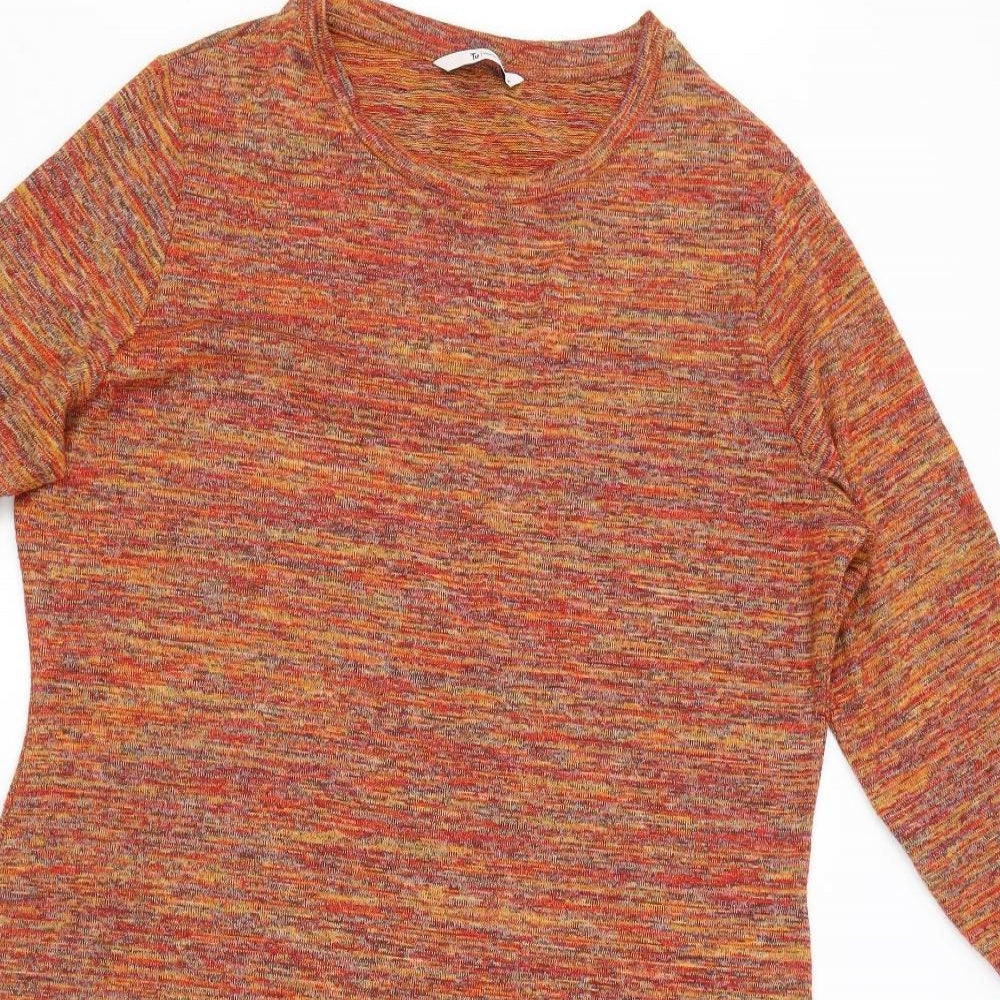 TU Womens Orange   Jumper Dress  Size 18