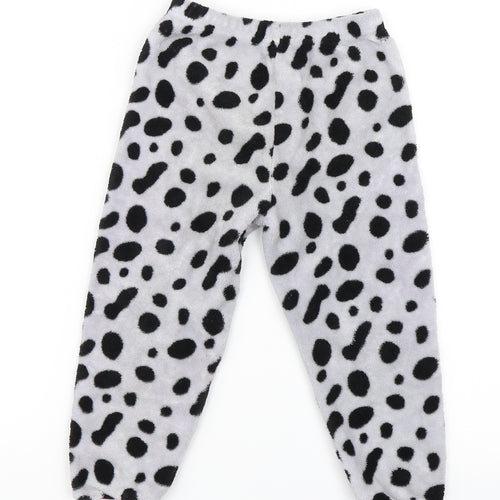George Girls Grey Animal Print  Cami Pyjama Pants Size 3-4 Years
