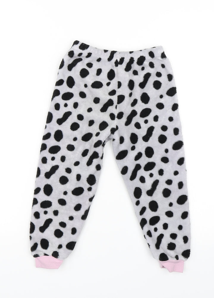 George Girls Grey Animal Print Cami Pyjama Pants Size 3-4 Years