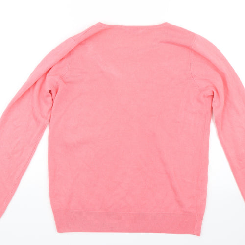 Love knitwear Womens Pink   Pullover Jumper Size 12