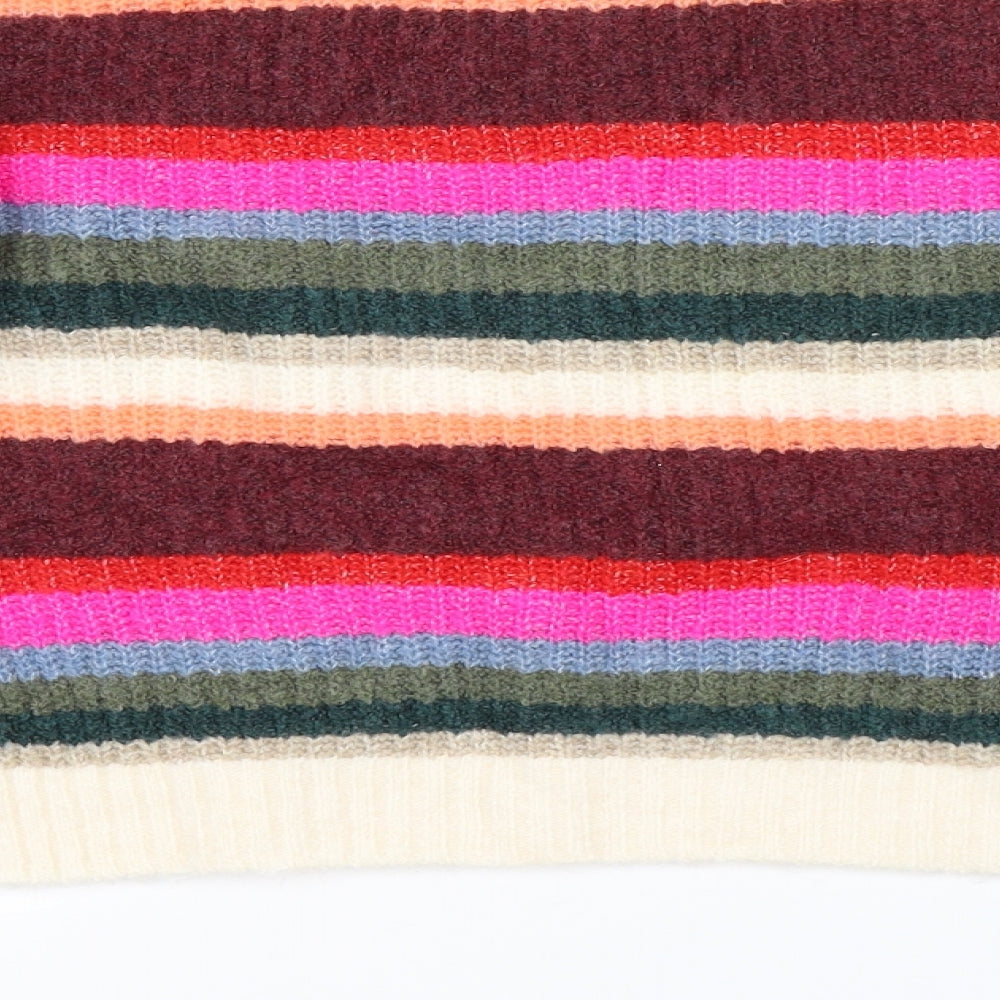 American Eagle Womens Multicoloured Striped  Pullover Jumper Size XS