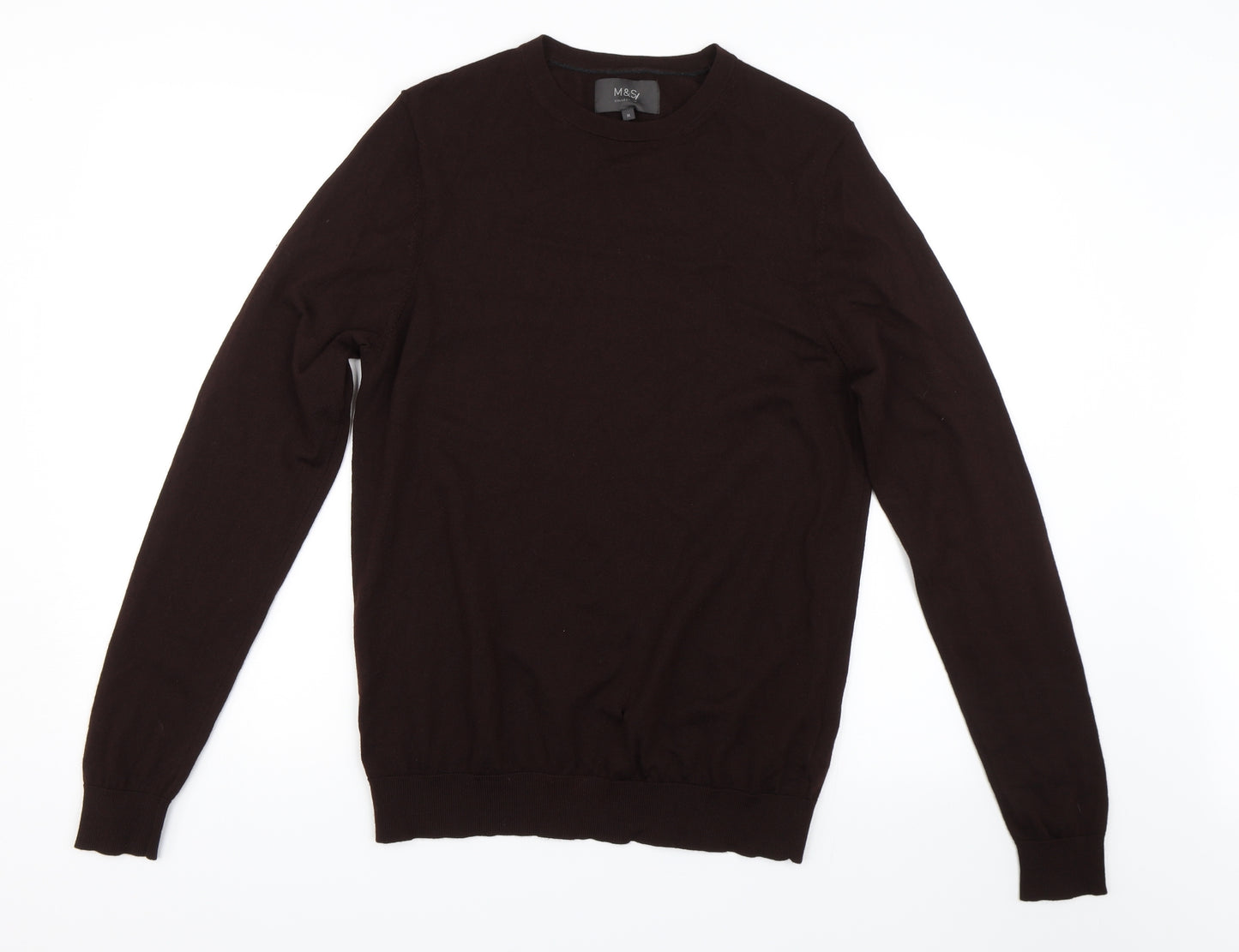 M&S Mens Brown   Pullover Sweatshirt Size M