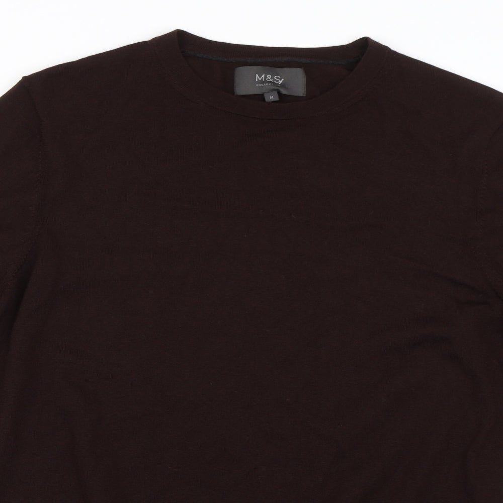 M&S Mens Brown   Pullover Sweatshirt Size M
