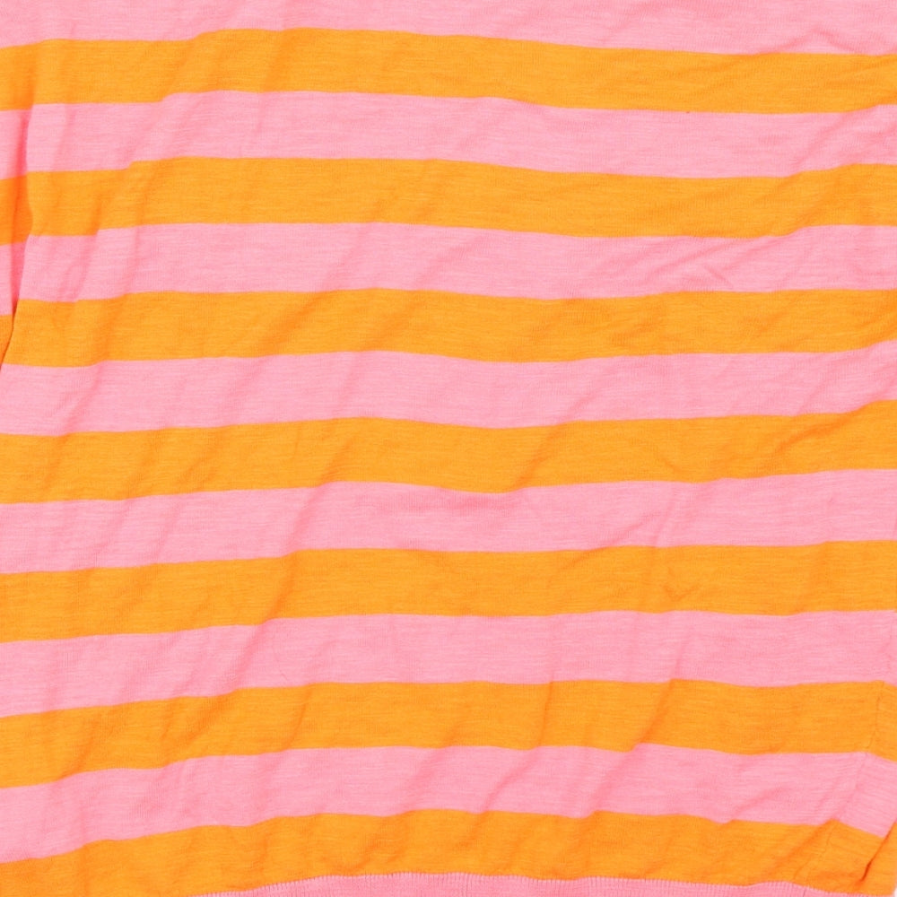 Decorp Womens Multicoloured Striped  Pullover Jumper Size XL