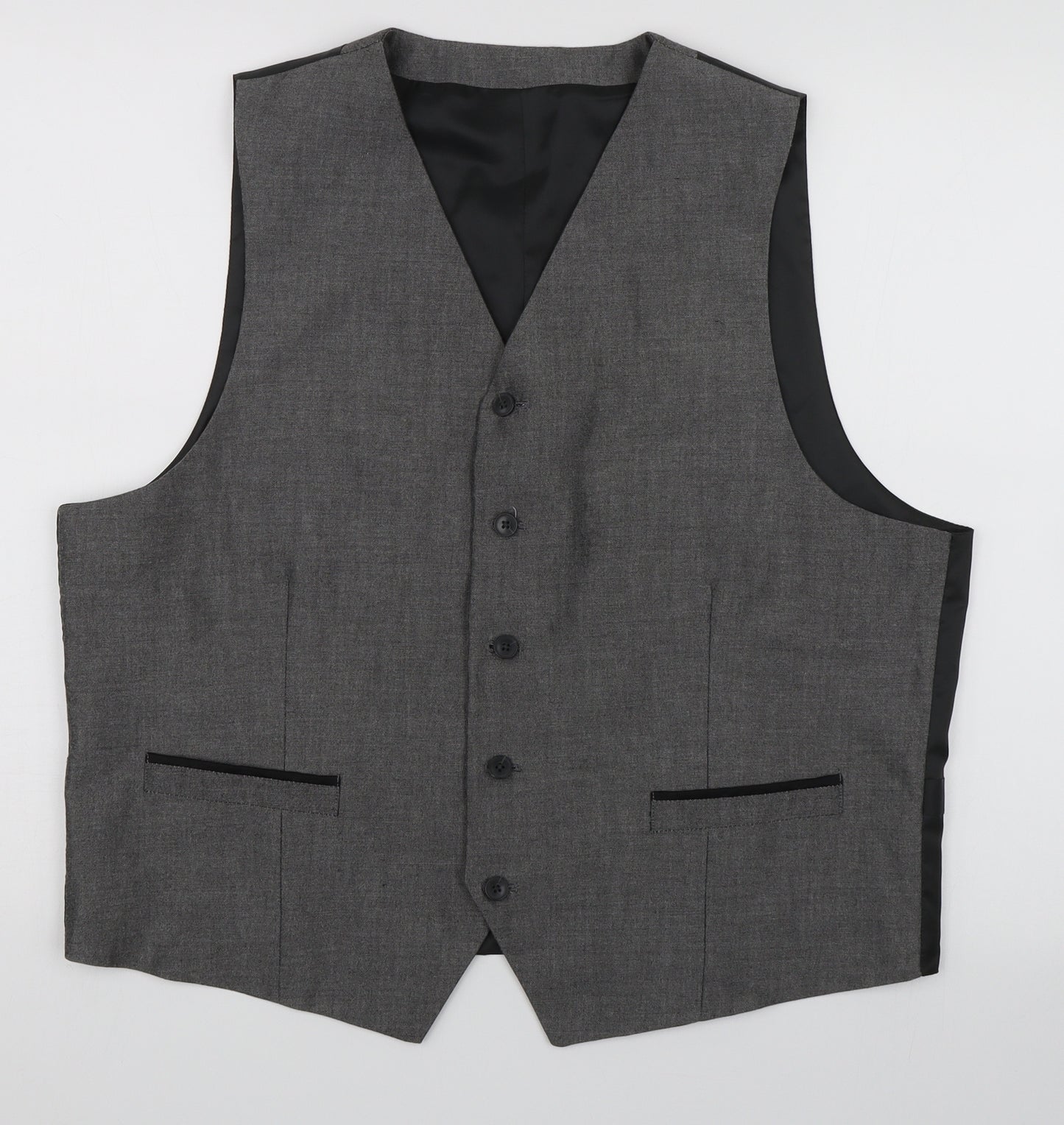 New Look Mens Grey   Jacket Suit Waistcoat Size 44