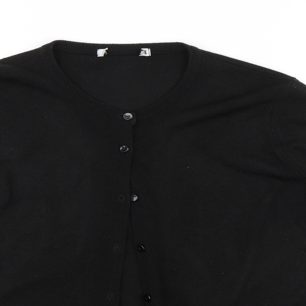 George Womens Black   Cardigan Jumper Size 14