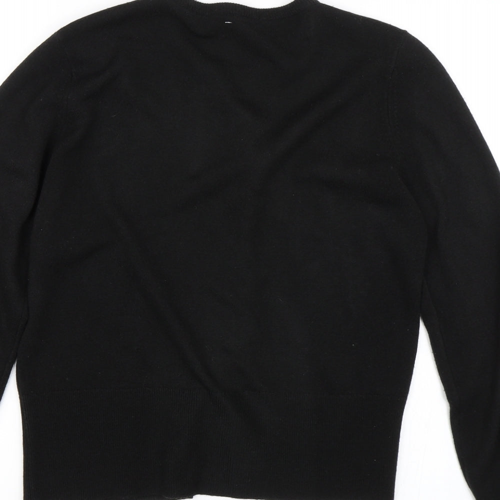 George Womens Black   Cardigan Jumper Size 14