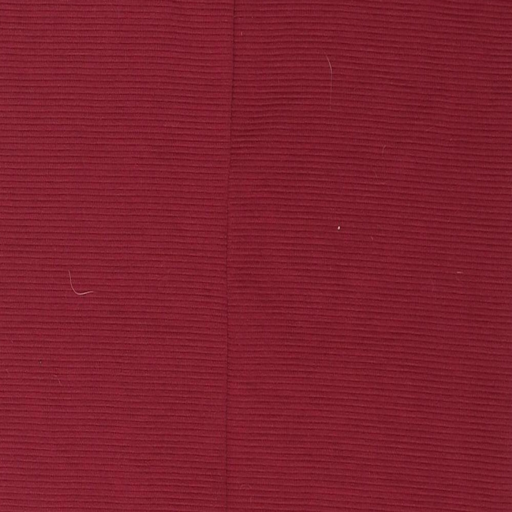 Primark Womens Red Striped  Straight & Pencil Skirt Size 14