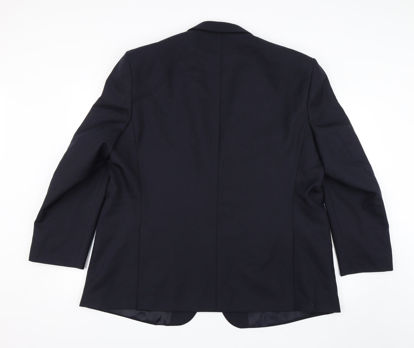 Slaters Mens Black   Jacket Suit Jacket Size 48