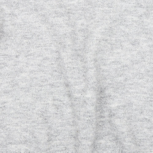 Papaya Womens Grey  Knit Cardigan Jumper Size M